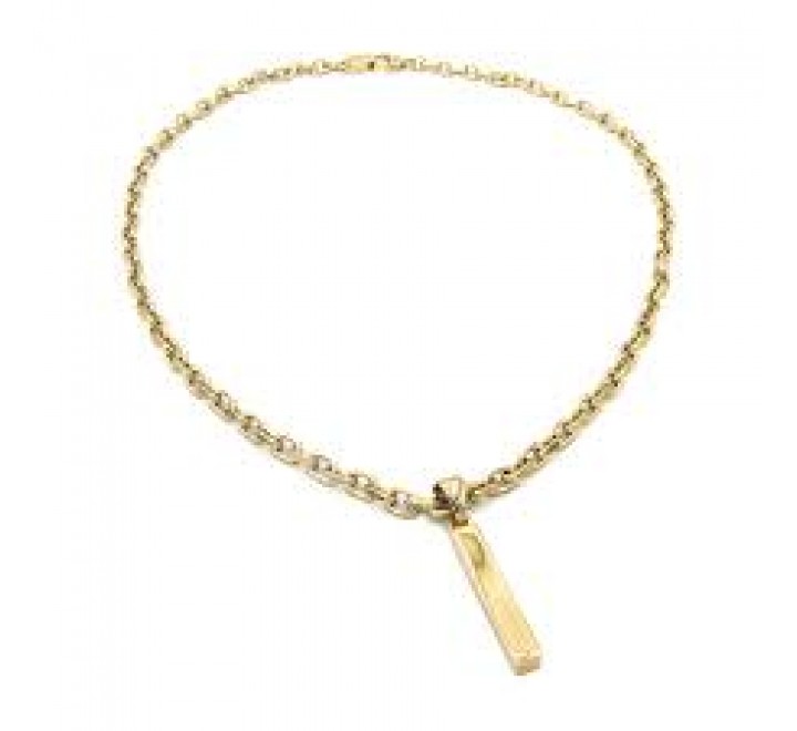 COLLAR GUESS ACERO DORADO COLGANTE ALARGADO JUXN03001JWYGT-U