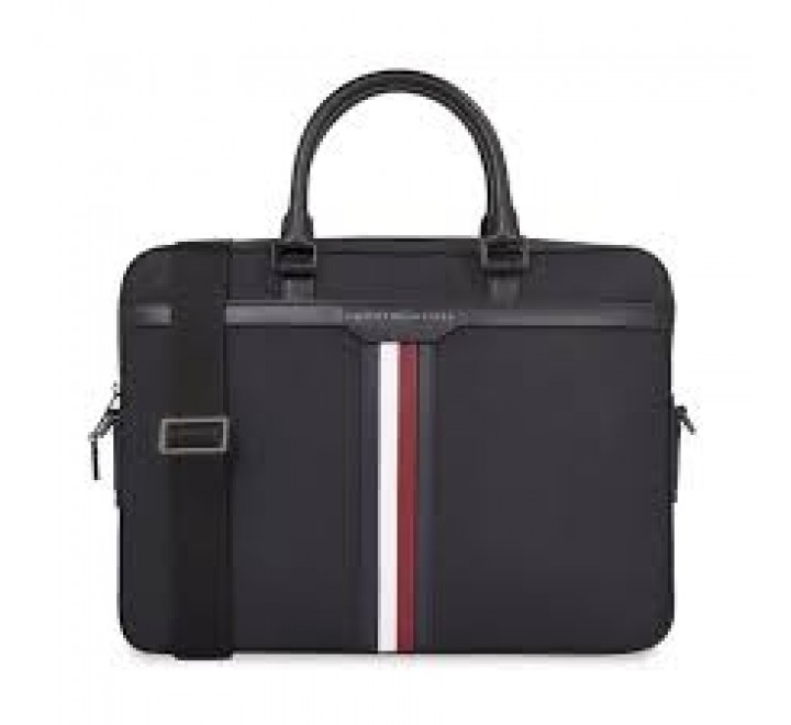 MALETIN TOMMY HILFIGER NEGRO LOGO AM0AM11531 BDS