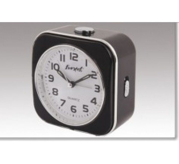 DESPERTADOR EUROFEST SILENCIOSO BLANCO Y NEGRO FB0112/F