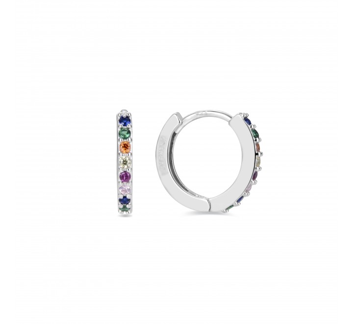 PENDIENTES LUXENTER PLATA ARO MULTICOLOR EG0972000