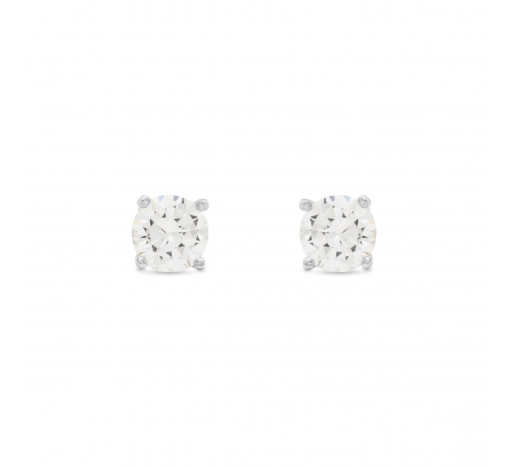 PENDIENTES LUXENTER PLATA CIRCONITA GARRAS EH1270000
