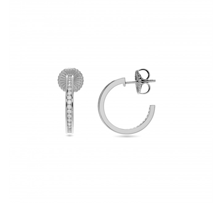 PENDIENTES LUXENTER PLATA ARO CIRCONITAS ET0650000