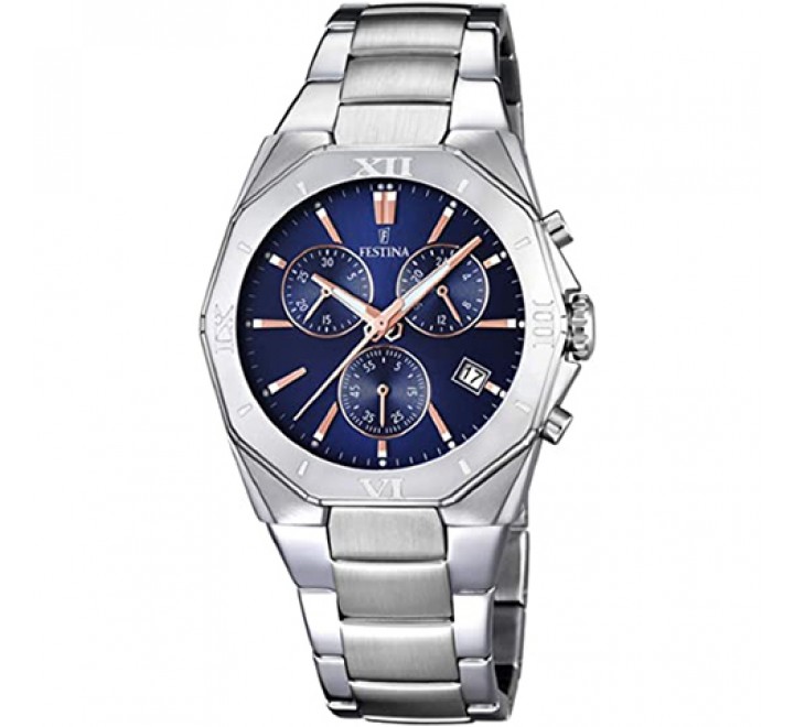 RELOJ FESTINA ACERO CRONOGRAFO ESFERA AZUL F16757/6