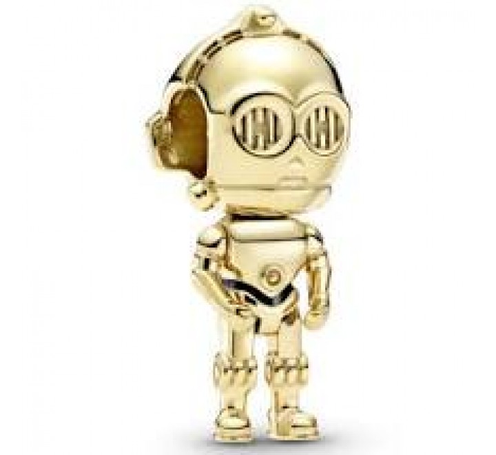 CHARMS PANDORA STAR WARS PLATA DORADA ROBOT 769244C01