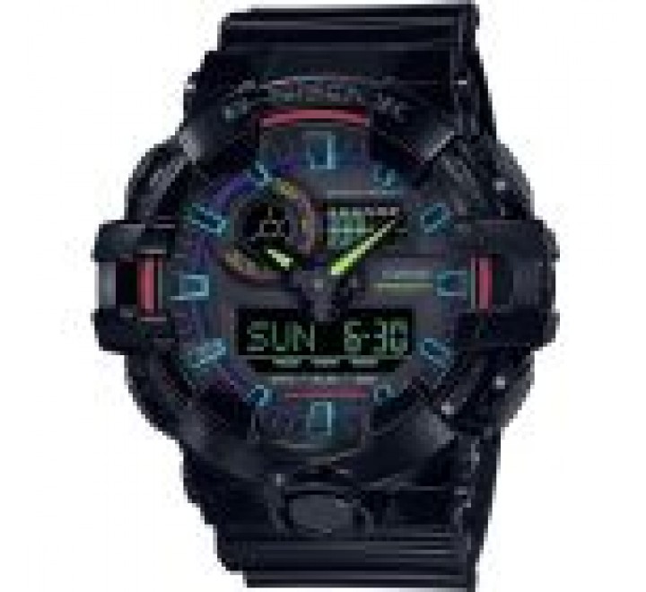 RELOJ CASIO G-SHOCK ANADIGI RESINA NEGRA GA-700RGB-1AER