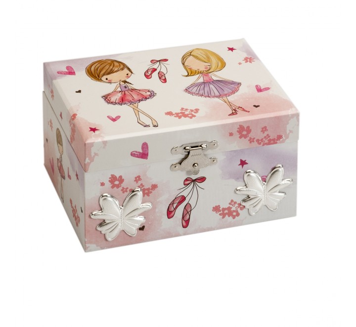JOYERO MUSICAL BAILARINAS 18.5X13X10 GA1127