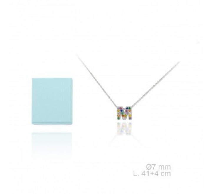GARGANTILLA PLATA LETRA M COLECCION NELLA 175042
