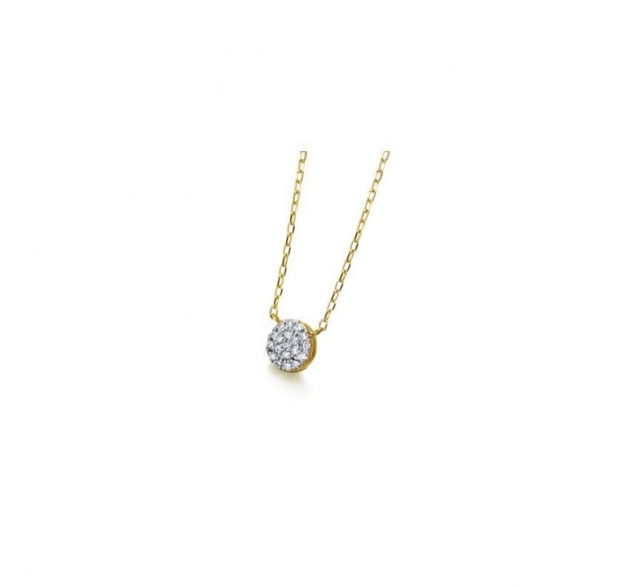 GARANTILLA ORO REDONDA BRILLANTES 0,09CTS GD073OA.00
