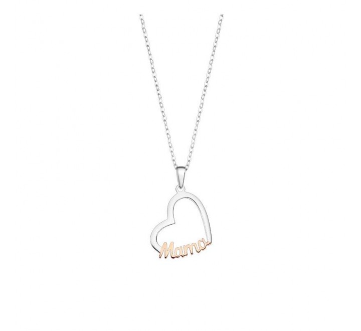 COLLAR PLATA SRA LOTUS CORAZON MAMA LP3403 1 1