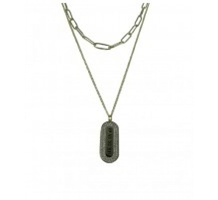 GARGANTILLA IVOIRE Z2014992 METAL CHAPADO DOBLE