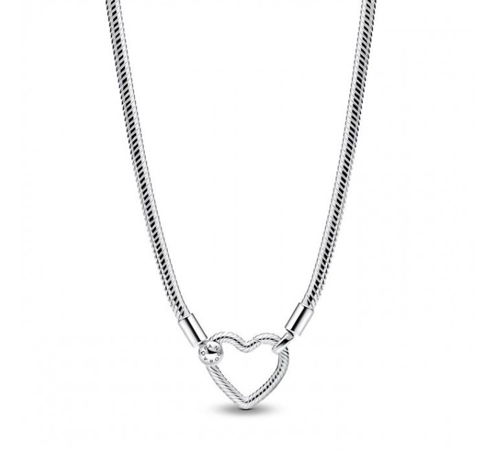 COLLAR PANDORA HEBILLA DE CORAZON 45CM 393377C00-45