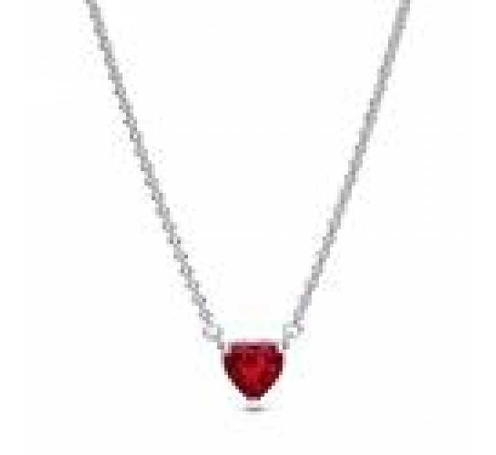 GARGANTILLA PANDORA PLATA CORAZON HALO 392542C01-45