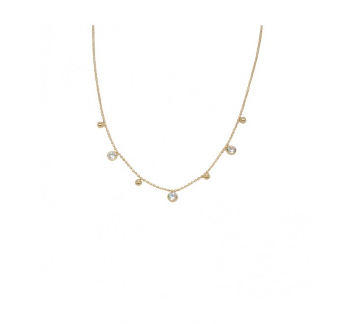 COLLAR IVOIRE DE ACERO Y PIEDRAS Z2016647/D