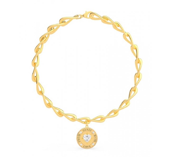 GARGANTILLA GUESS UBN70006 ACERO DORADO 