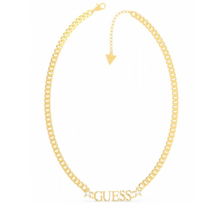 GARGANTILLA GUESS UBN70064 ACERO DORADO "GUESS" ESTRELLAS