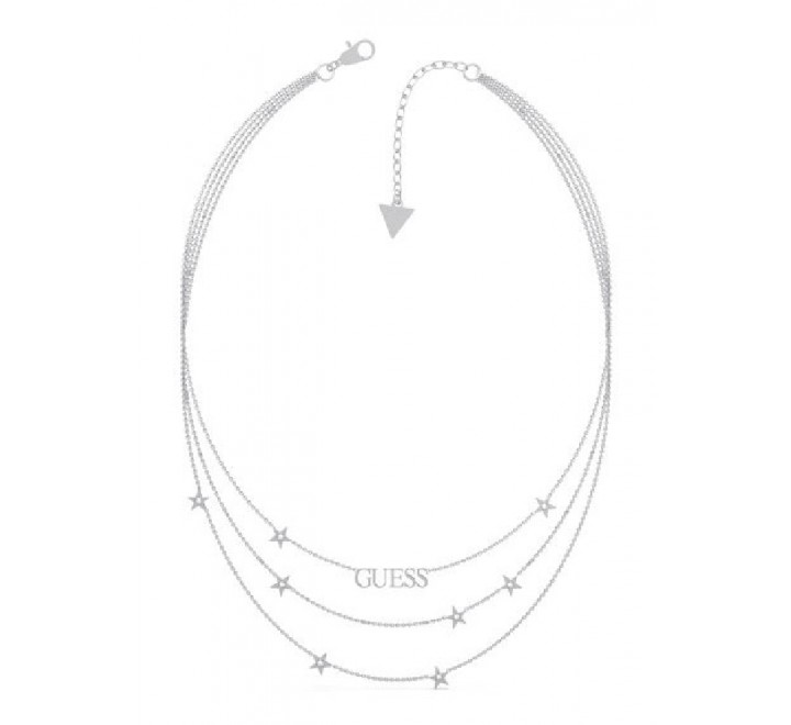 GARGANTILLA GUESS UBN70065 ACERO MULTICADENA ESTRELLAS