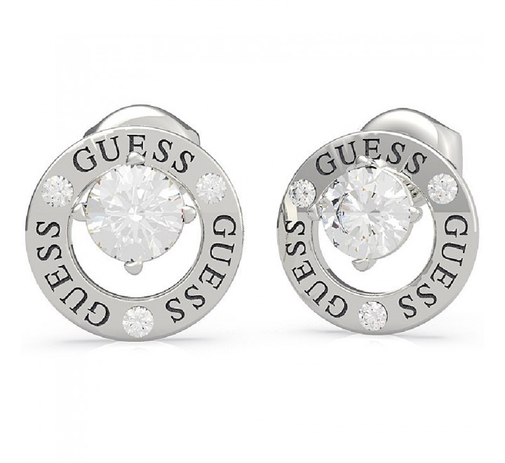 PENDIENTES GUESS UBE20134 ACERO Y CIRCONITA