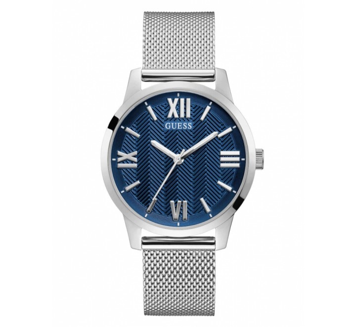 RELOJ GUESS CAJA Y ARMIS ACERO ESFERA AZUL GW0214G1