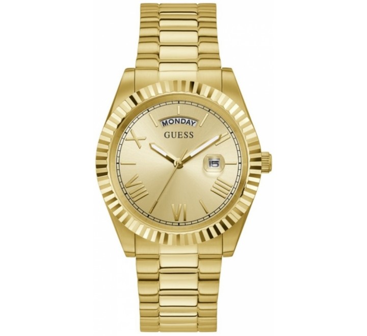 RELOJ GUESS ACERO DORADO ESFERA DORADA GW0265G2
