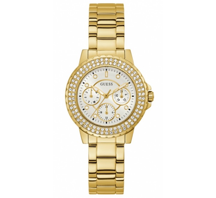 RELOJ GUESS ACERO DORADO Y CIRCONITAS GW0410L2