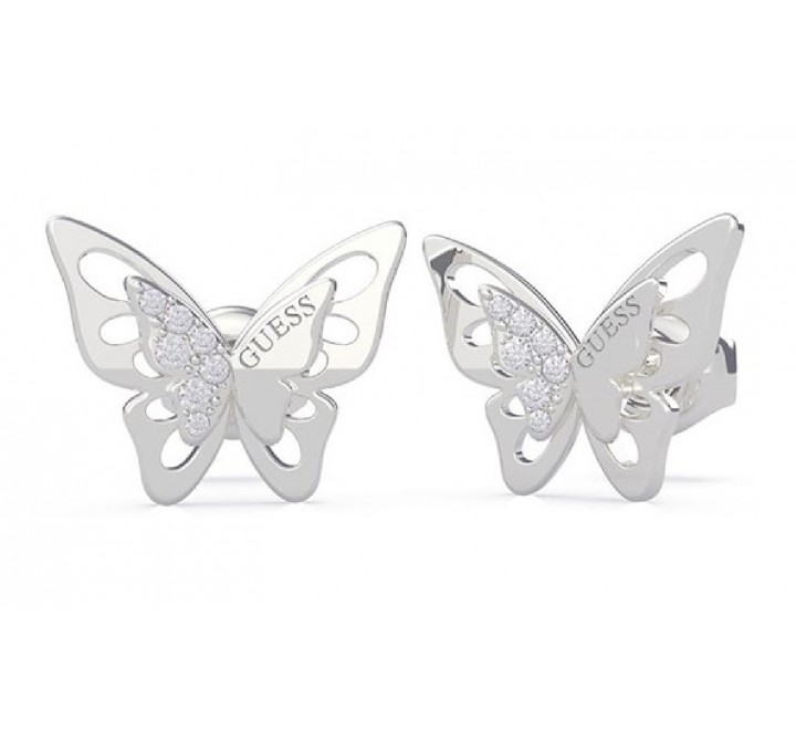 PENDIENTES GUESS UBE70184 ACERO MARIPOSA