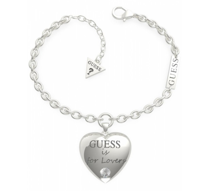 PULSERA GUESS UBB70034-S ACERO CORAZON Y CIRCONITA