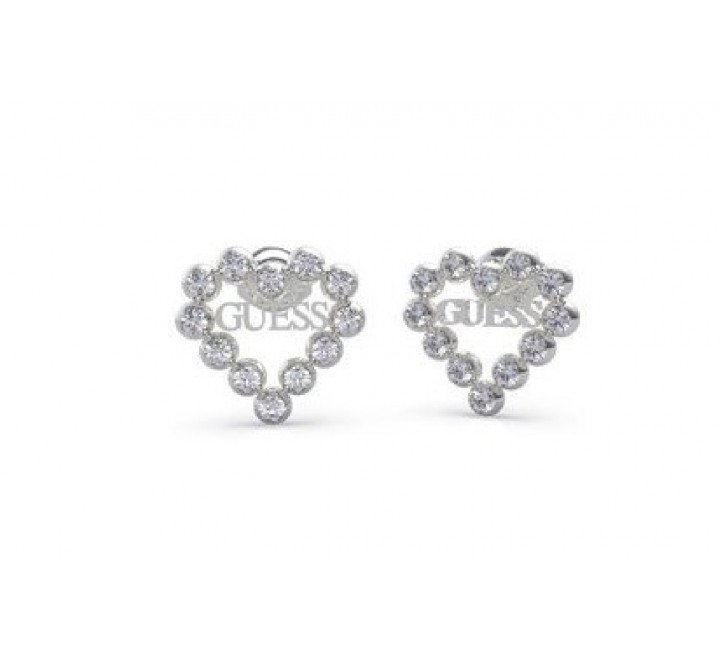 PENDIENTES GUESS UBE70170 ACERO CORAZON CIRCONITAS