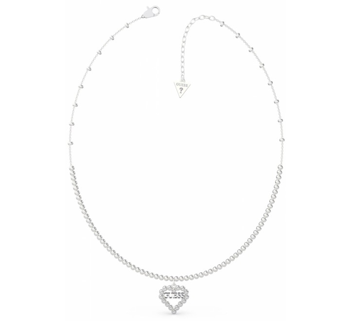 GARGANTILLA GUESS UBN70072 ACERO BOLITAS COLGANTE CORAZON