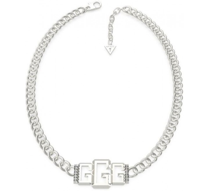 GARGANTILLA GUESS UBN70009 ACERO CADENA ANCHA LETRA "G"