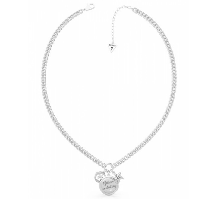 GARGANTILLA GUESS UBN70044 ACERO CADENA Y TRES COLGANTES