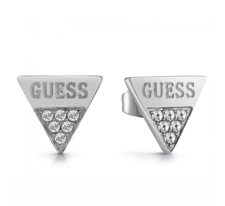 PENDIENTES GUESS UBE28061 ACERO TRIANGULO CIRCONITAS