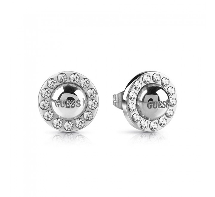 PENDIENTES GUESS UBE28067 ACERO REDONDO CIRCONITAS