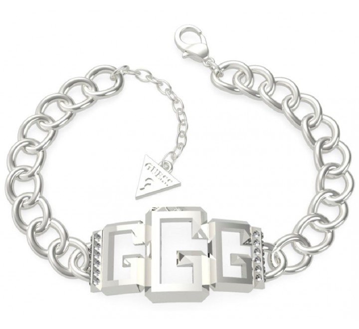 PULSERA GUESS UBB70022-S ACERO CADENA LETRA "G"