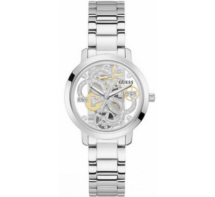 RELOJ GUESS ACERO ESFERA TRANSPARENTE GW0300L1