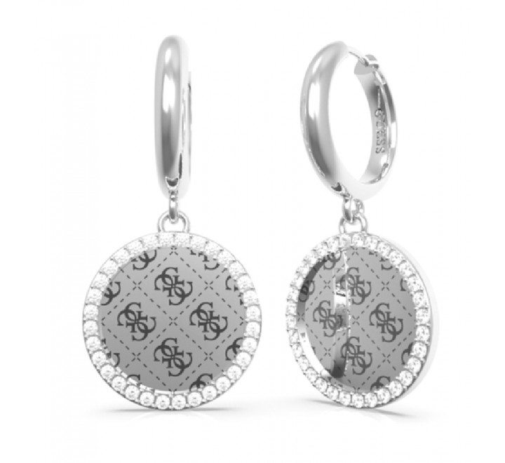 PENDIENTES GUESS ACERO REDONDO CIRCONITAS JUBE01158JWRHT-U