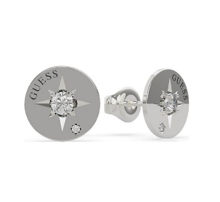 PENDIENTES GUESS UBE20017 ACERO Y CIRCONITA