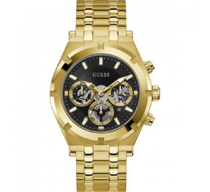 Reloj dorado esfera negra deals