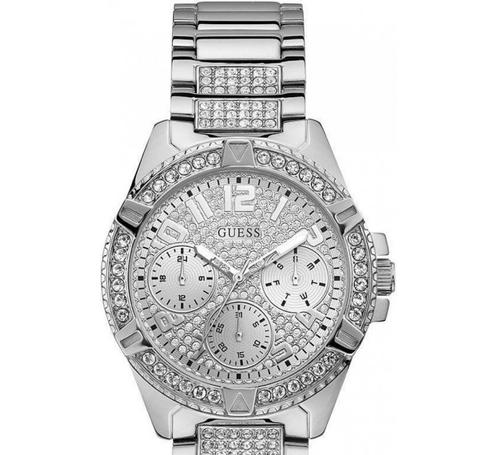 RELOJ GUESS CAJA Y ARMIS ACERO CIRCONITAS 1156L1