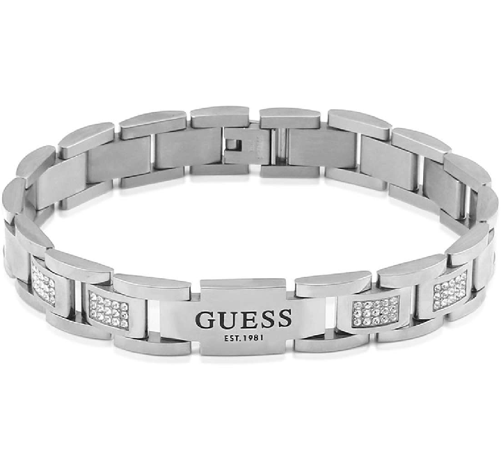PULSERA GUESS ACERO ESLABONES CIRCONITAS JUMB01342JWSTT-U