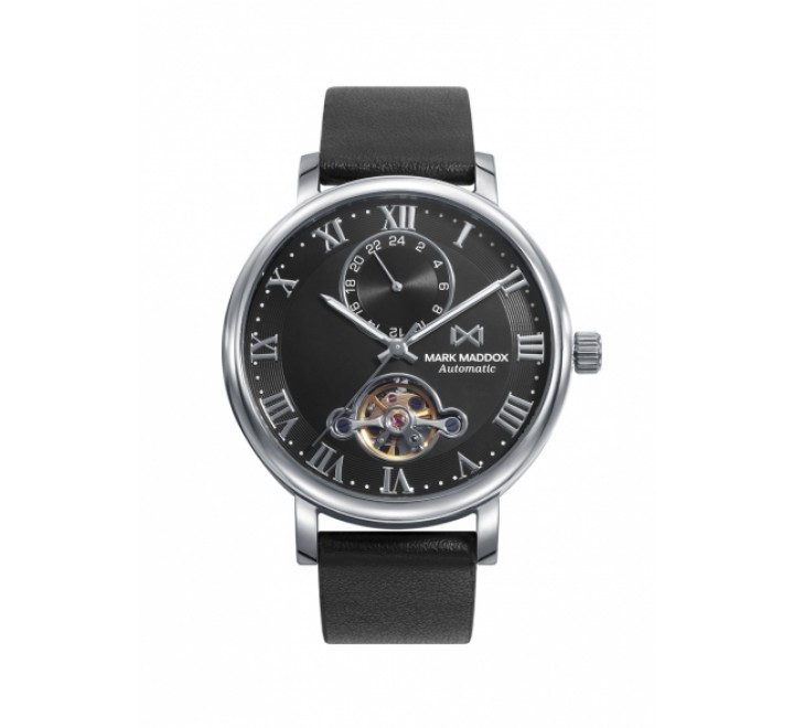 RELOJ MARK MADDOX HC7146-53 AUTOMATICO CORREA NEGRA