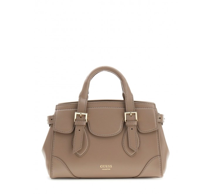 BOLSO GUESS SOFIA SMALL SATCHEL MARRON HWDIAAP6236 ATA