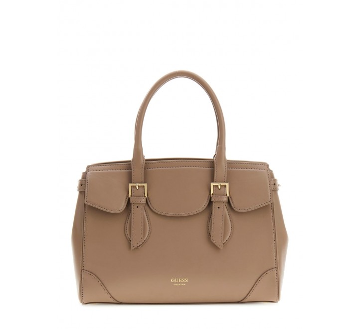 BOLSO GUESS SOFIA MEDIUM SATCHEL MARRON HWDIAAP6276 ATA