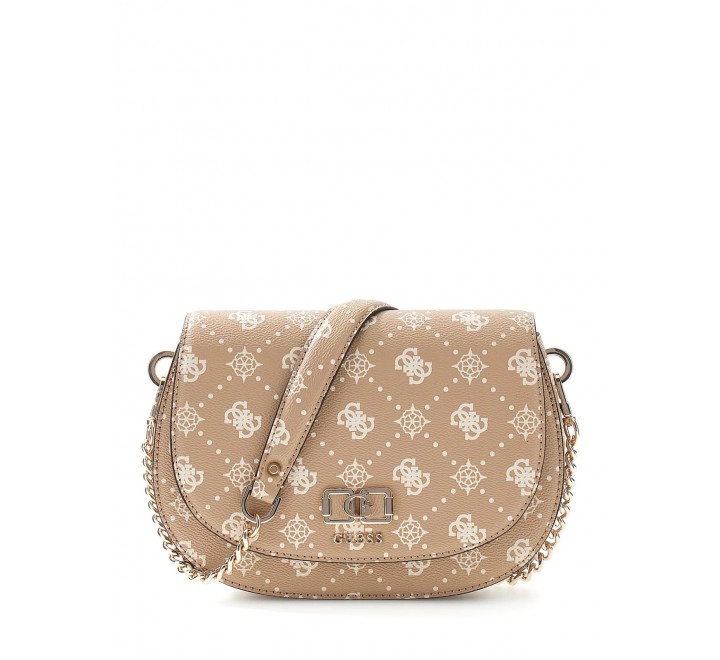 BOLSO GUESS EMELIE LOGO FLAP SHOULDER BAG HWGP9928200 BSG