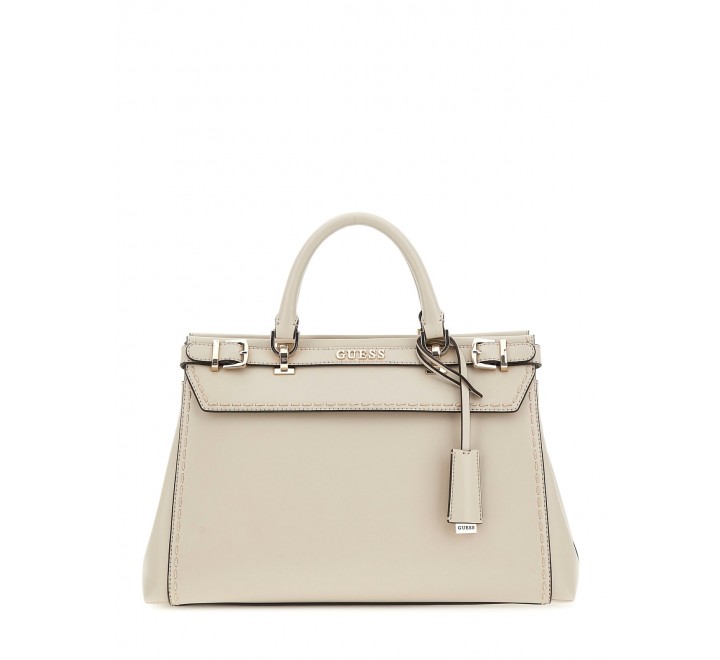 BOLSO GUESS TAUPE SESTRI LUXURY SATCHEL VC898506