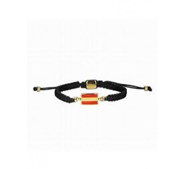 PULSERA PROMOJOYA ACERO DORADO ESPAñA HILO NEGRO 9126064