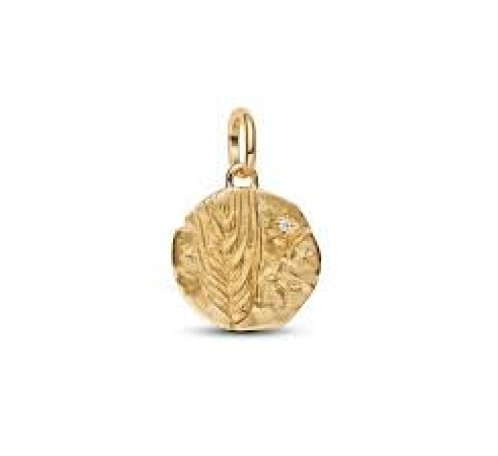 CHARM PANDORA PLATA DORADA MEDALLON TRIGO 764804C01