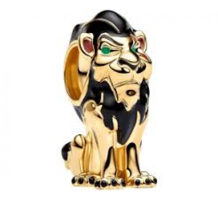 CHARM PANDORA PLATA DORADA SCAR VILLANOS DISNEY 764330C01