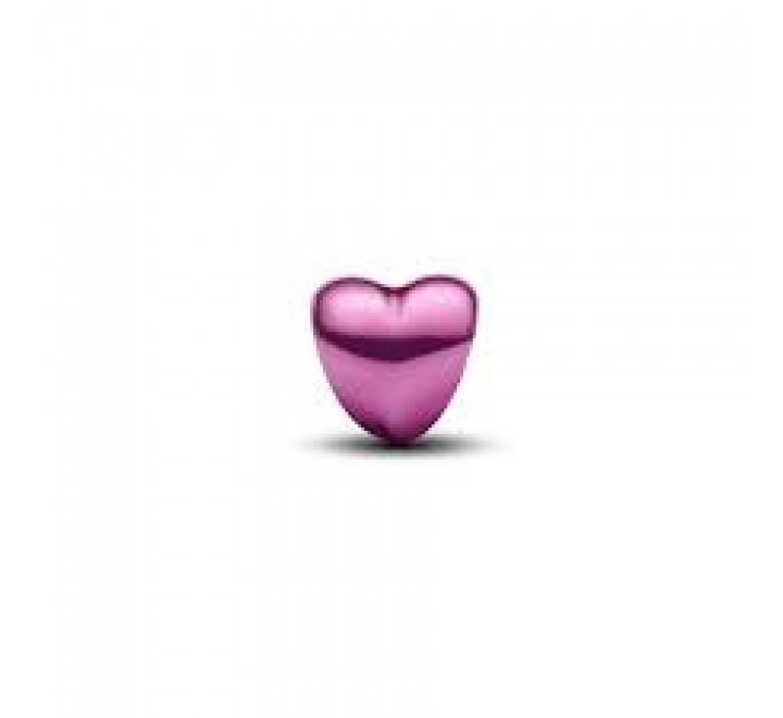 CHARM PANDORA PLATA MINI CORAZON ROSA 794785C01