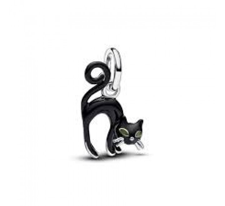 CHARM PANDORA PLATA COLGANTE GATO NEGRO 794769C01
