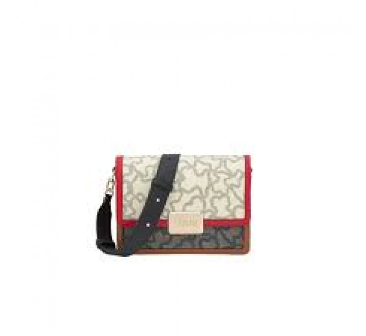 BANDOLERA M KAOS ICON BEIGE-NEGRO 2002462002
